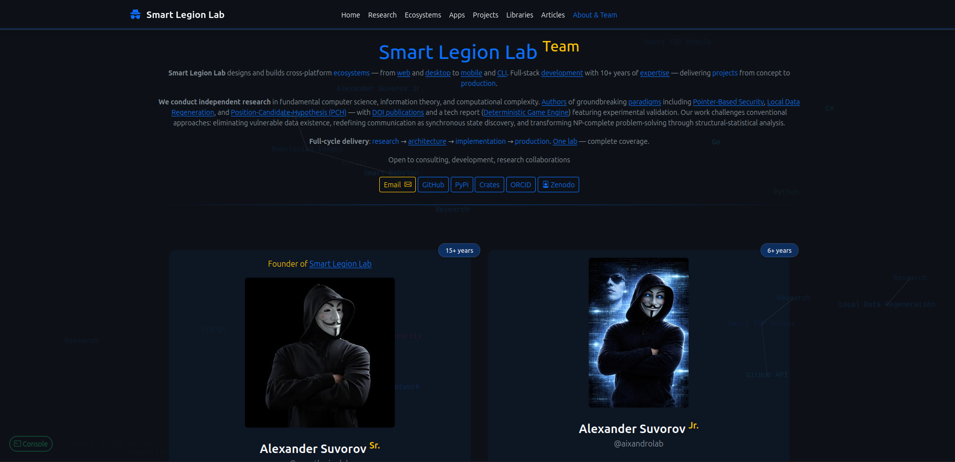 Team Page